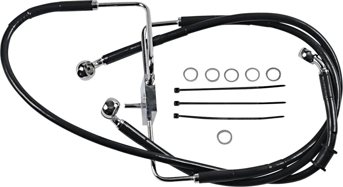 Drag Specialties Verlängerte Bremsleitung 37" Front
