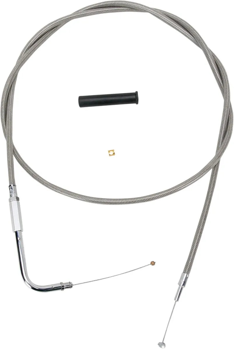 DRAG SPECIALTIES Stainless Braided Throttle Cable