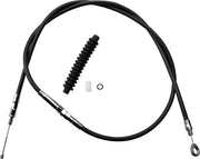 Drag Specialties Hocheffizientes Kupplungsseil aus schwarzem Vinyl