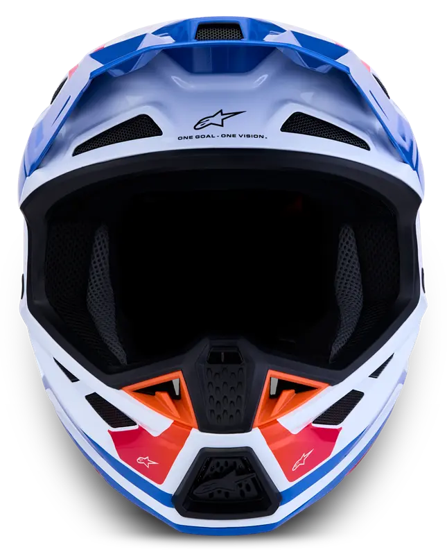 Alpinestars S-M7 Core Helmet White/Blue/Pink