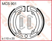 Trw Mcs901 Bremsbackensatz Mit Organischer Basis - Vorne & Hinten