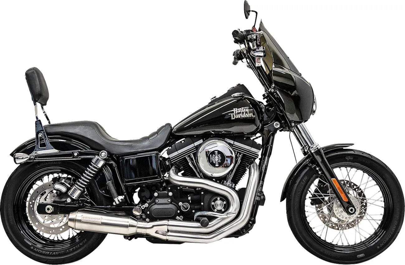 Bassani Xhaust 2-in-1 Super Bike Auspuff Für Dyna '91-'17
