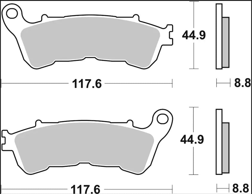 Brembo Prime Line Brake Pad Genuine Carbon Ceramic