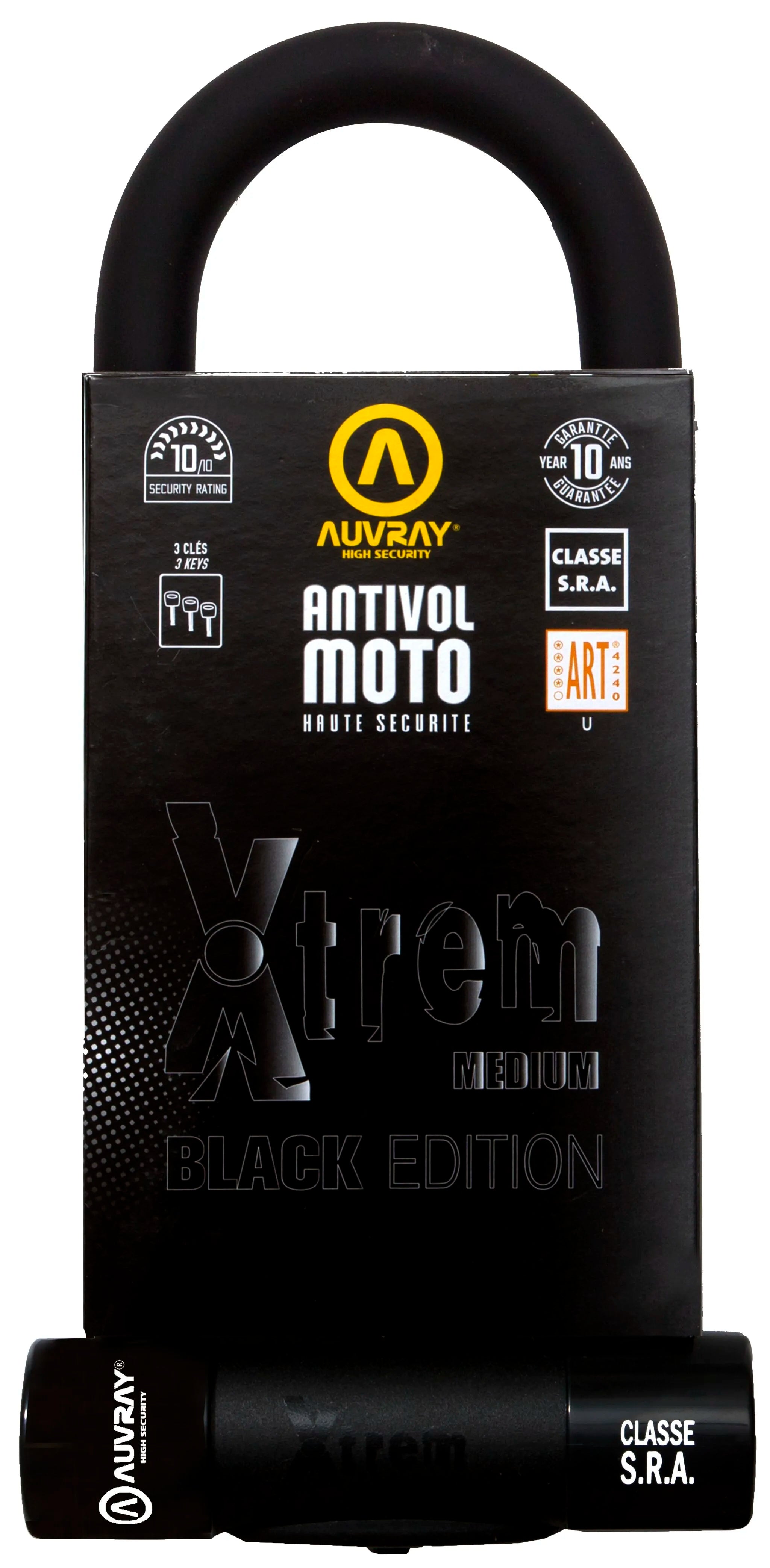 Auvray Xtrem Black Edition U-lock