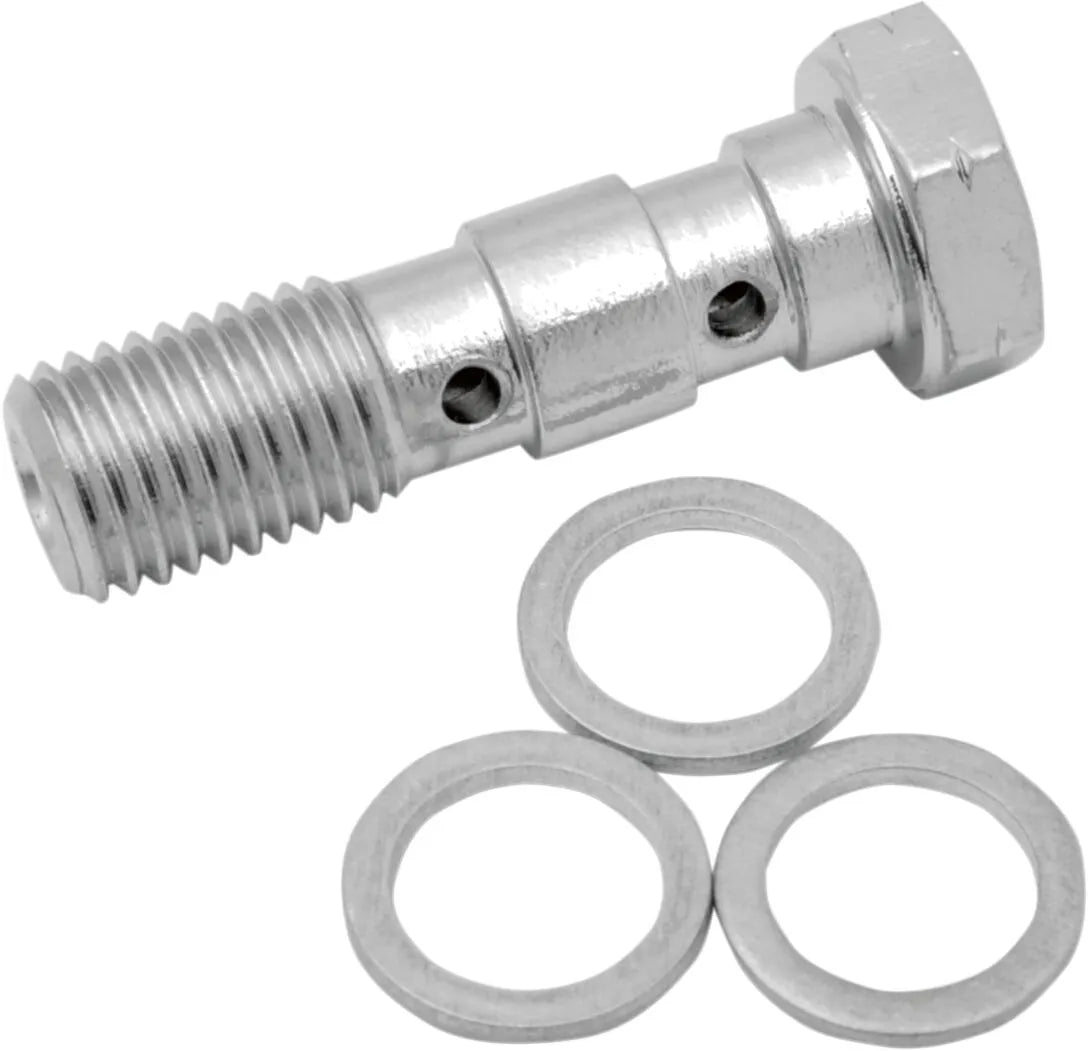 Drag Specialties Universal Chromstahl-Banjo-Bolzen