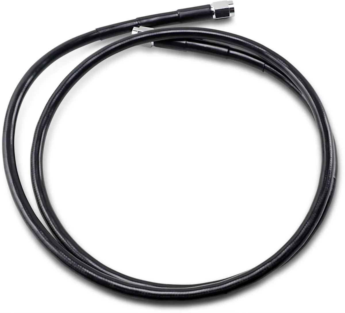 Drag Specialties Universal Schwarze Vinyl Bremsleitung 47"