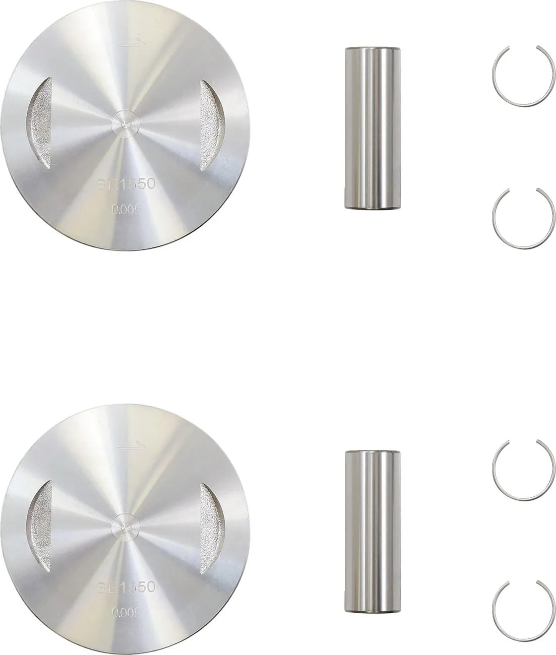 Drag Specialties Replacement Piston Kit +0.005" Oversize