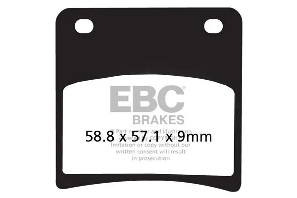 Ebc Vee Semi-Sinter Bremsbeläge - Vorne & Hinten