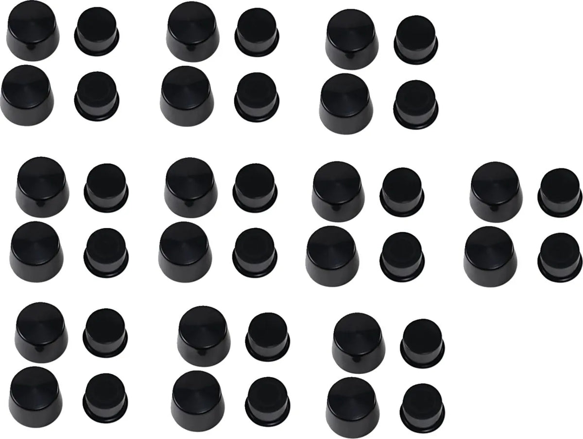 Drag Specialties Deep Front Axle Caps for 3/4" Axle