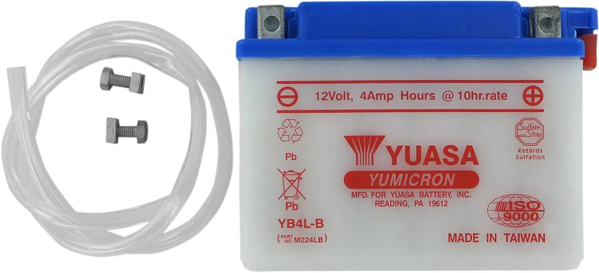 Yuasa Yumicron YB4L-B Dry Battery for Yamaha Kawasaki Aprilia