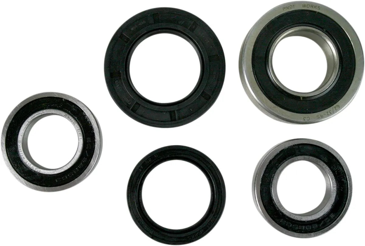 PIVOT WORKS Wheel Bearing and Seal Kit for Rear
