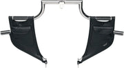 Drag Specialties Linbar Lowers Plain Black for Lindby Highway Bar