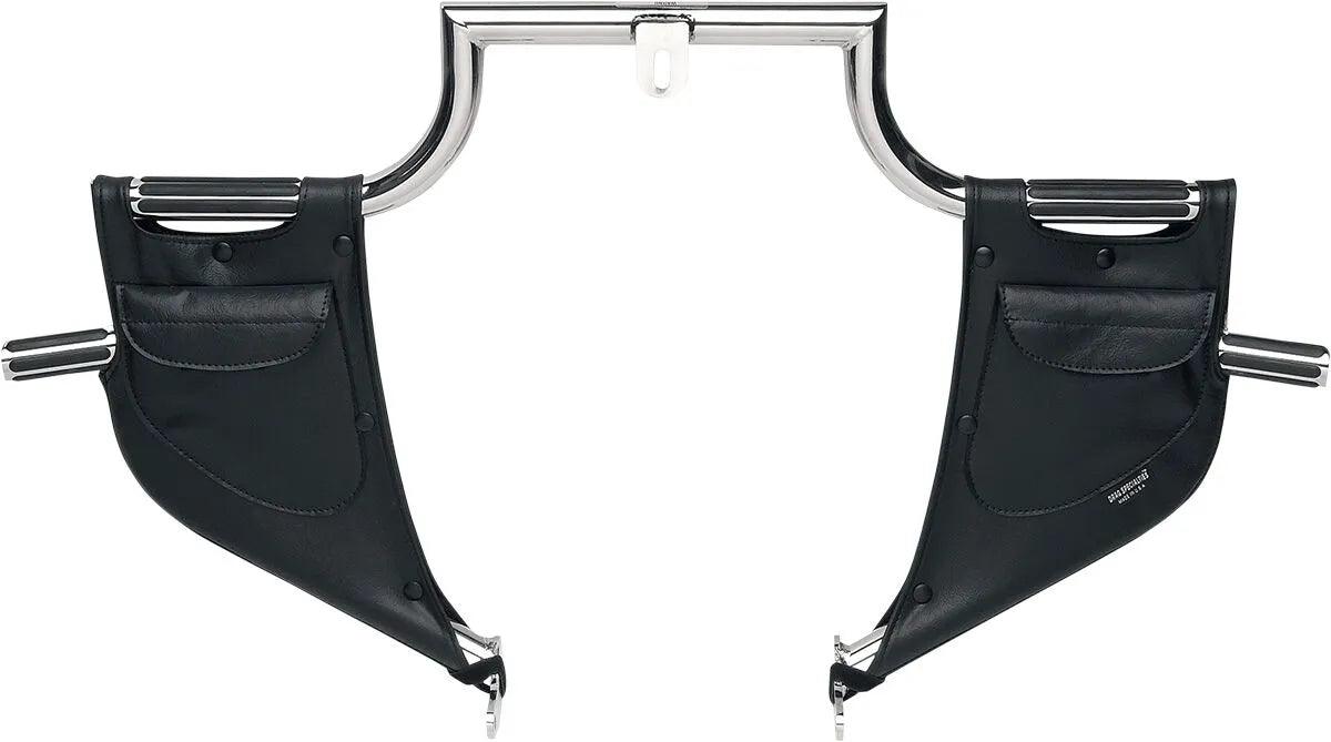 Drag Specialties Linbar Lowers Plain Black for Lindby Highway Bar