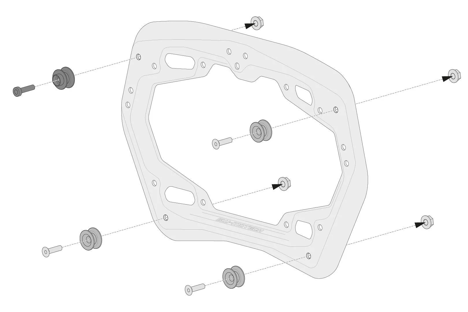 Sw-motech Adapter For Pro Side Carrier