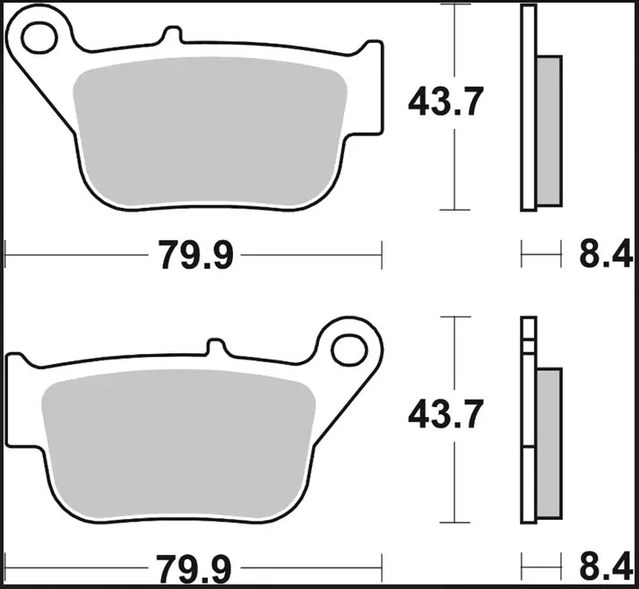 Brembo XS Prime Line Sintered Brake Pads for Maxi Scooters