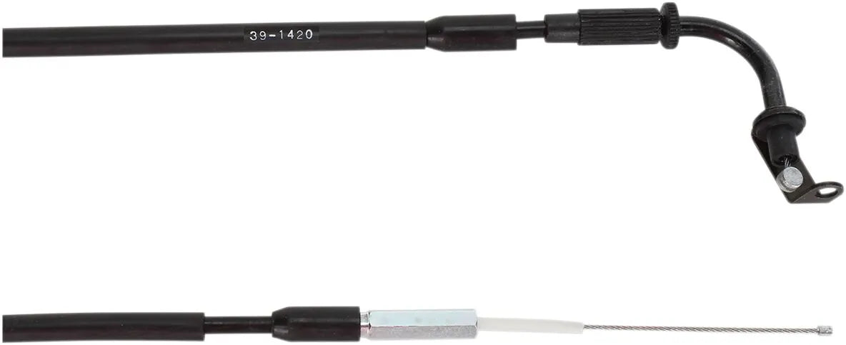 MOOSE OFFROAD HARD-PARTS Black Vinyl Throttle Cable