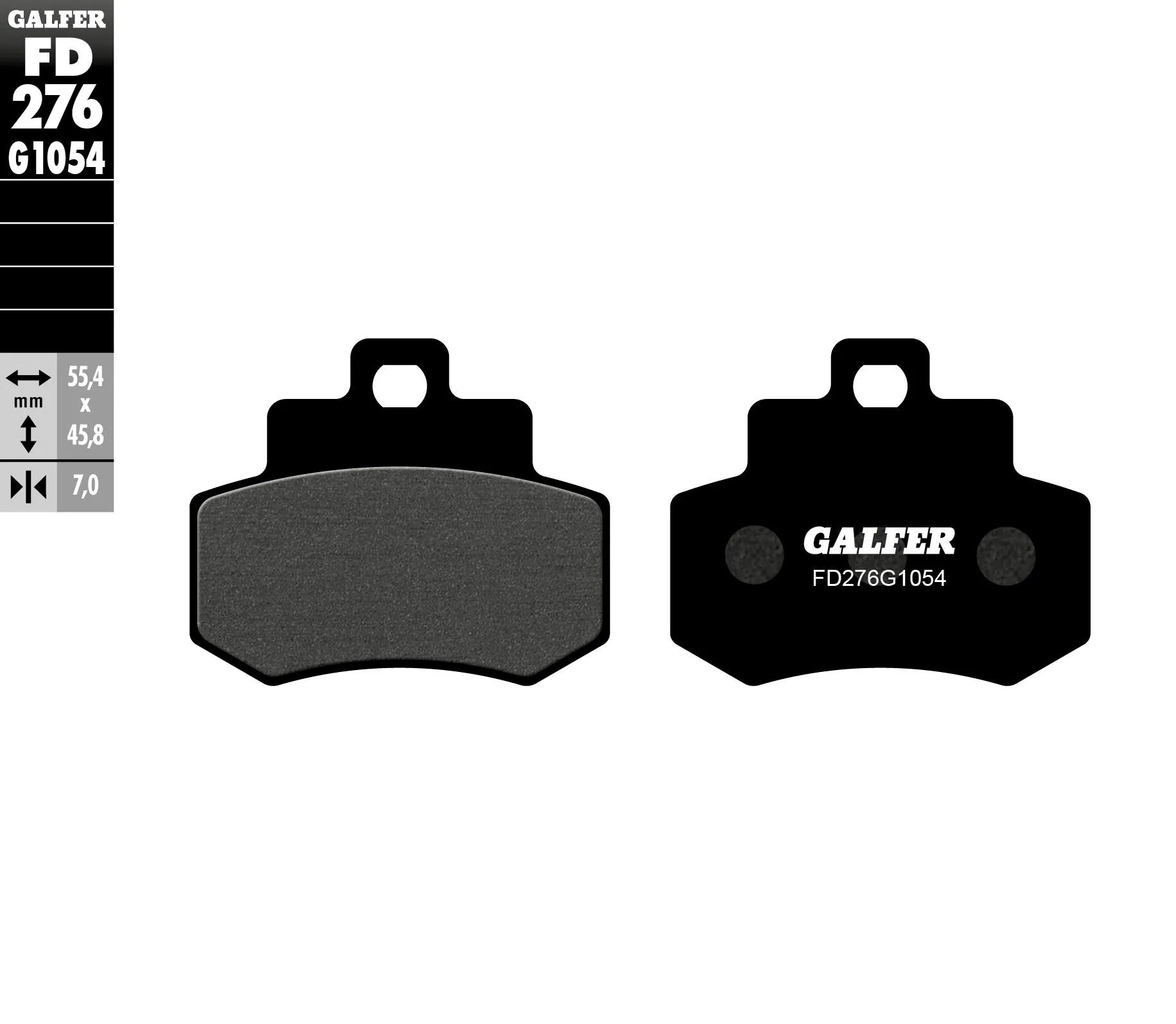 Galfer Semi-metallic Brake Pads For Oem Replacement