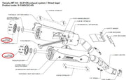 Akrapovic Ersatzteil für Auspuff (8503)
