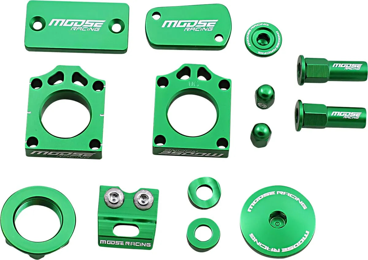 Moose Offroad Green Anodized Bling Kit