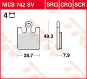 Trw Sv Series Sintermetall Bremsbeläge Für Vorderradbremse - Vorne