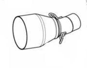 Akrapovic Verbindungsrohr für Auspuffanlagen