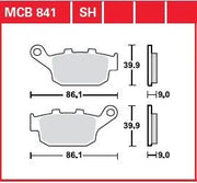 Trw Sh Series Sintermetall Hinterrad Bremsbeläge - Hinten