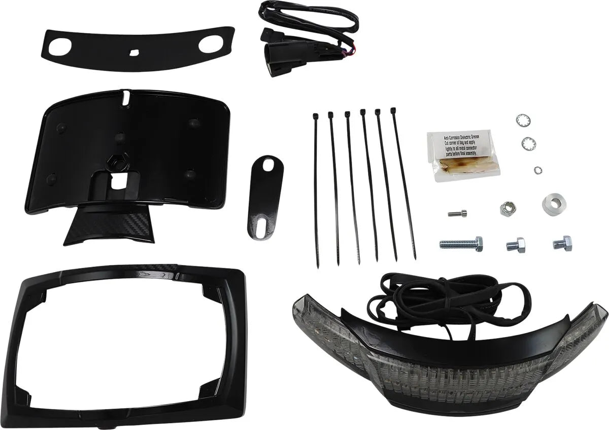 Ciro Latitude Led Taillight & License Plate Mount For Harley-davidson