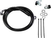 Drag Specialties Verlängerter Bremsleitungssatz 49.25" Schwarz