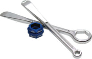 Motion Pro T6 Combo Tire Lever Wrench Set 32mm Hex 12/10mm Silver