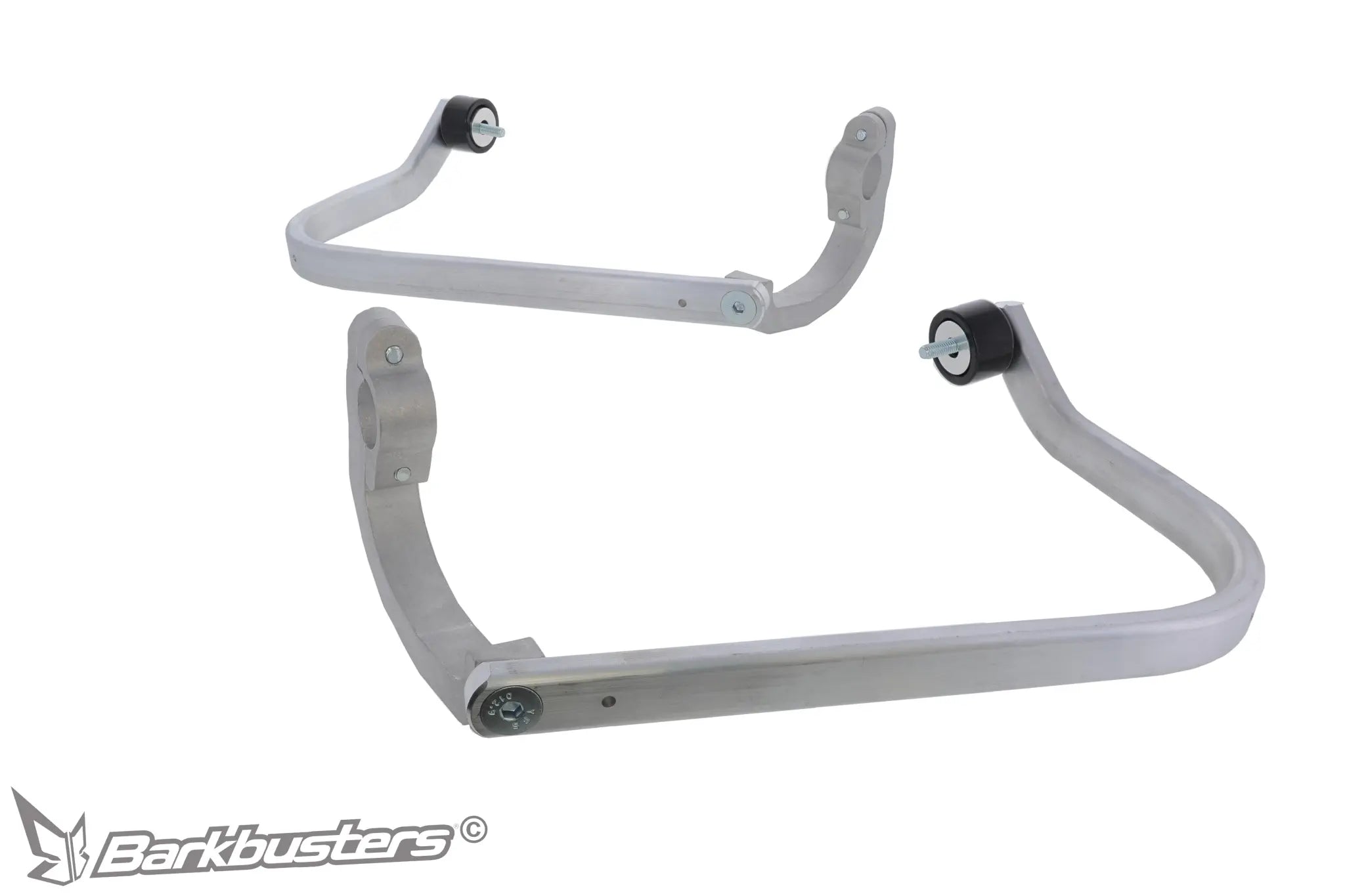 Barkbusters Handguard Hardware Kit - Aluminum, Silver