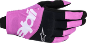 Alpinestars Techstar Gloves For Racing - Black/Purple/Light Gray
