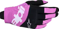 Alpinestars Techstar Gloves For Racing - Black/Purple/Light Gray