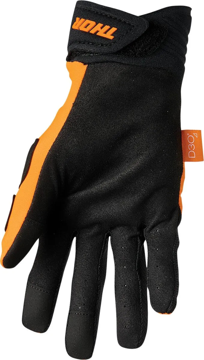 Thor Rebound Gloves - Black/Fluorescent Orange