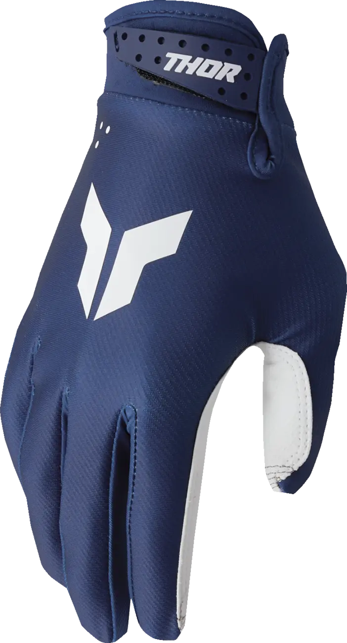 Thor Youth Launchmode Split Gloves - Navy