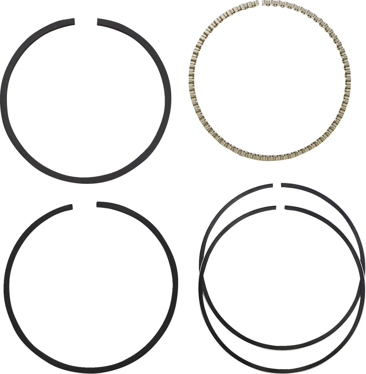 Hastings Moly Coated Piston Ring Set for Standard Bore