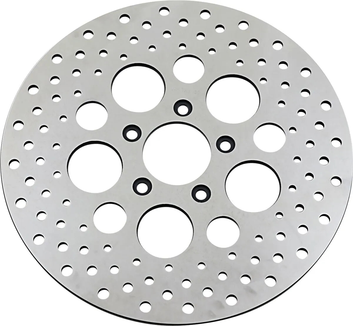 Drag Specialties Polierte, Gebohrte Bremsscheibe aus Edelstahl