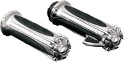 Kuryakyn Zombie Grips - Chrome, 1-inch