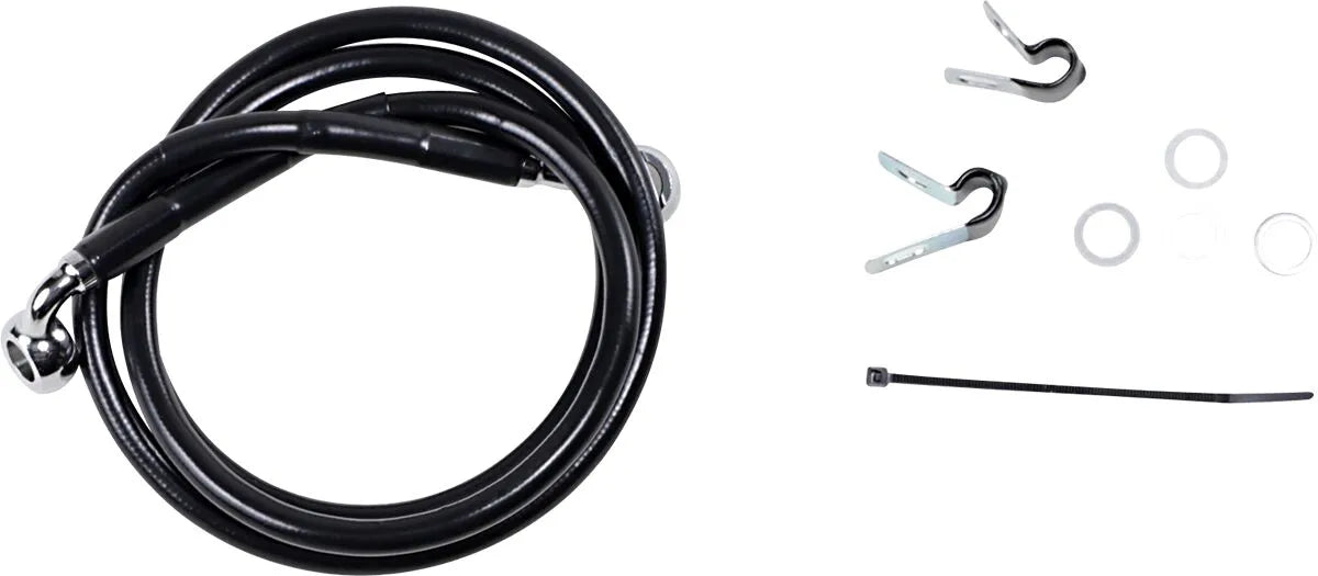 Drag Specialties Edelstahl Bremsschlauch-Kit