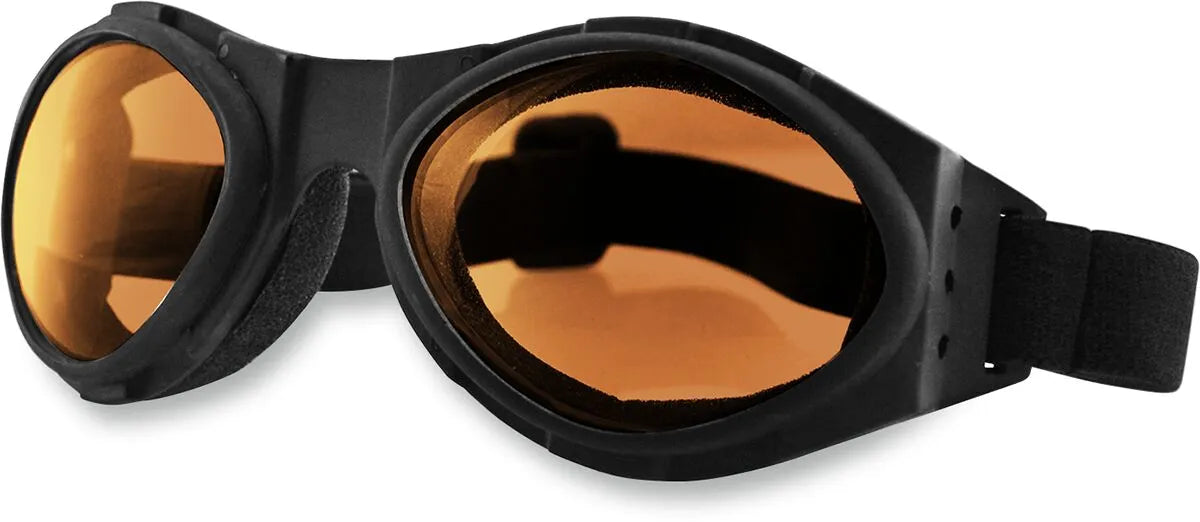 Bobster Bugeye Goggles Black with Amber Lens