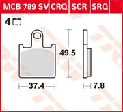 Trw Scr Series Sinter-Rennbremsbeläge - Vorne