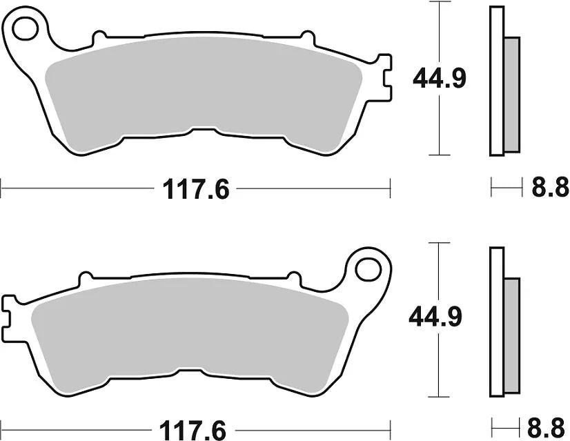 SBS HF Street Ceramic Bremsbeläge - Vorne & Hinten