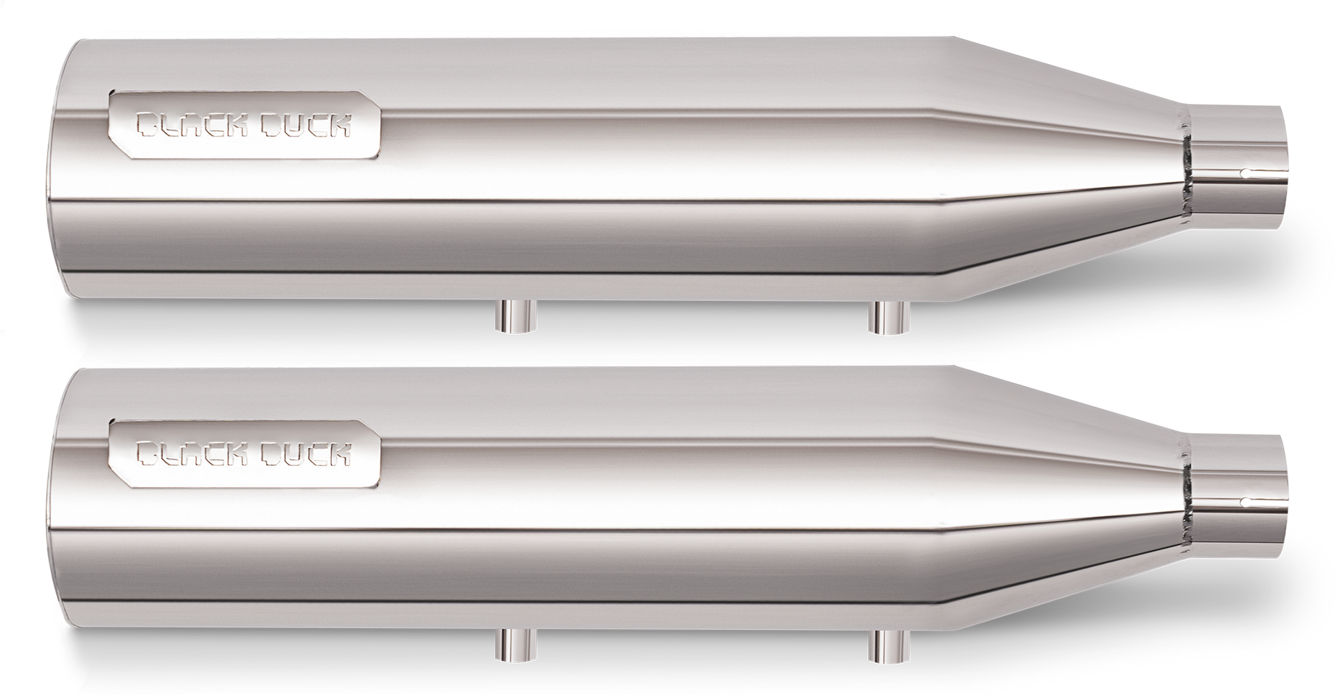 Black Duck Slip-Ons for Sportster – Exhaust