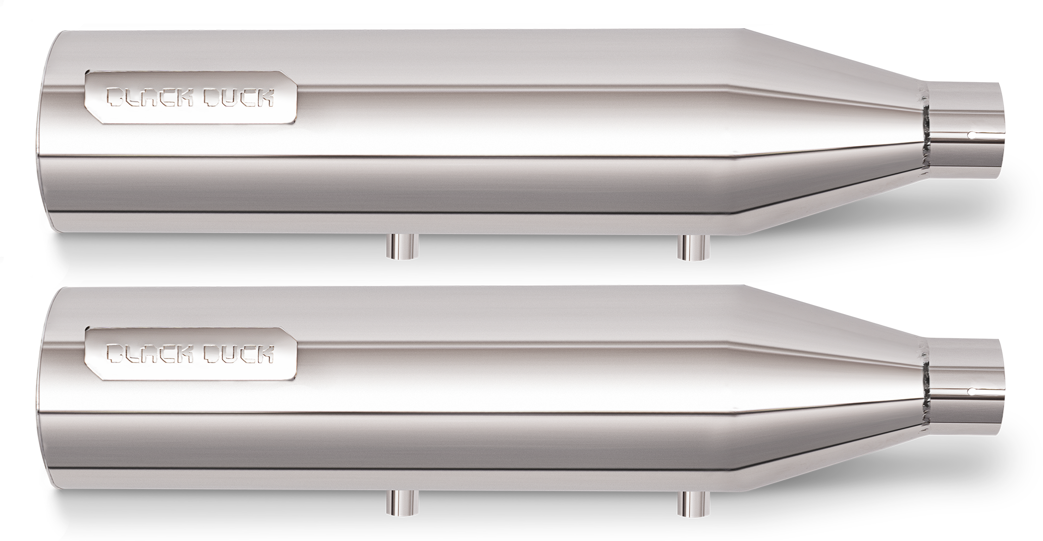 Black Duck Slip-Ons for Sportster – Exhaust