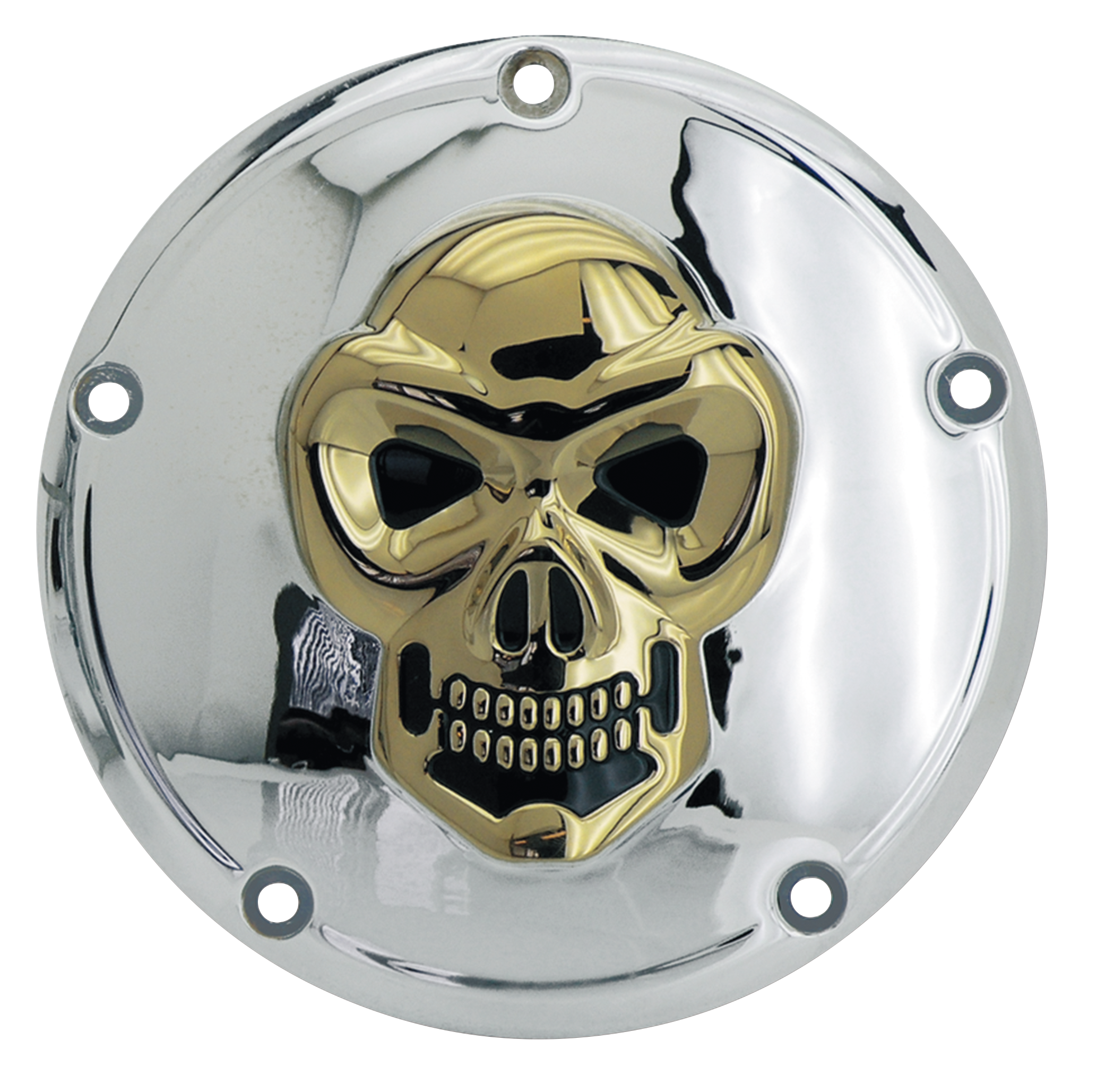 Zodiac Skulled Aluminum Derby Covers – Primary & Clutch