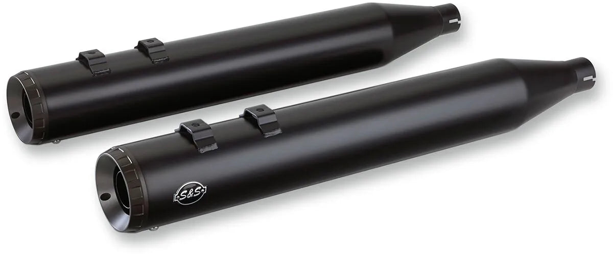 S&S Cycle Grand National Slip-on Auspuff - Schwarz