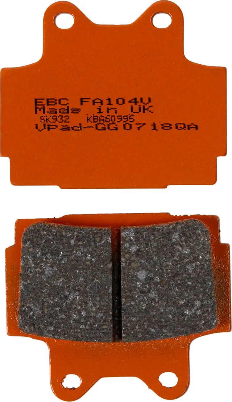 Ebc Fa104 Organische Bremsbeläge - Überlegene Bremskraft - Vorne & Hinten