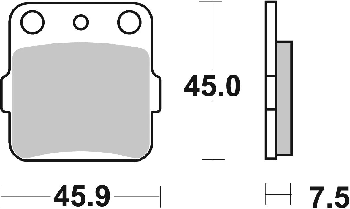 SBS RSI Bremsbeläge für hohe Leistung - Vorne & Hinten