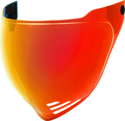 Icon Domain Helmet Bubble Shield Calypso Red