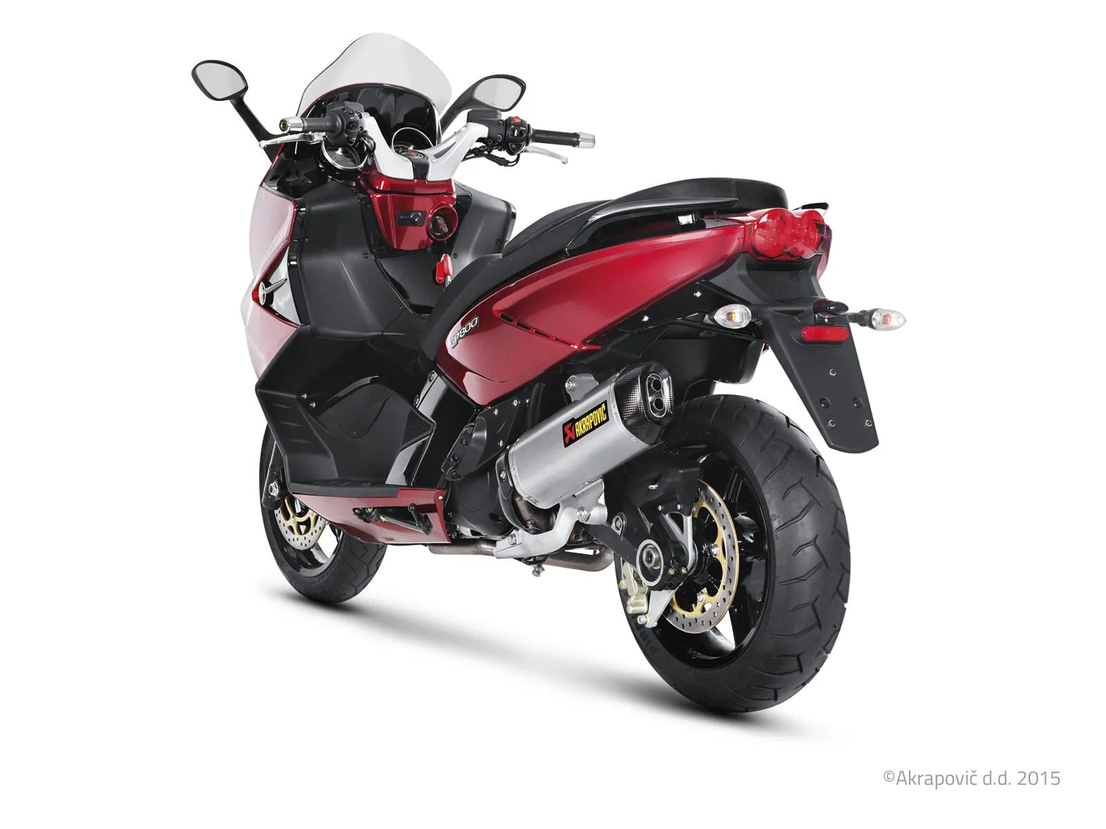 Akrapovic Slip-on Line Schalldämpfer Für Roller - ECE Straßenzulassung