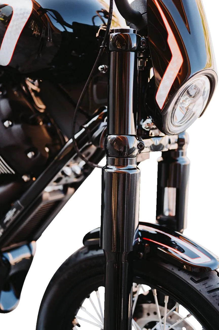 Cult Werk Fork Covers - Gloss Black Aluminum